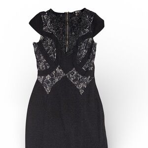 Elegant Black Lace Dress